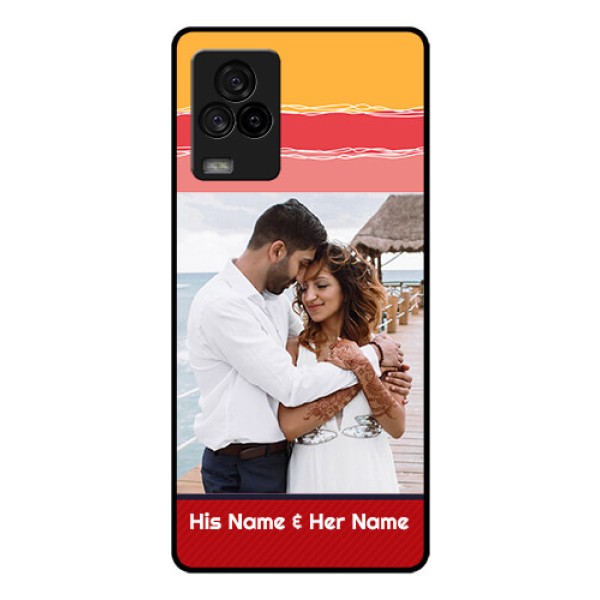 iQOO 7 Legend 5G Custom Glass Mobile Case - Colorful Case Design