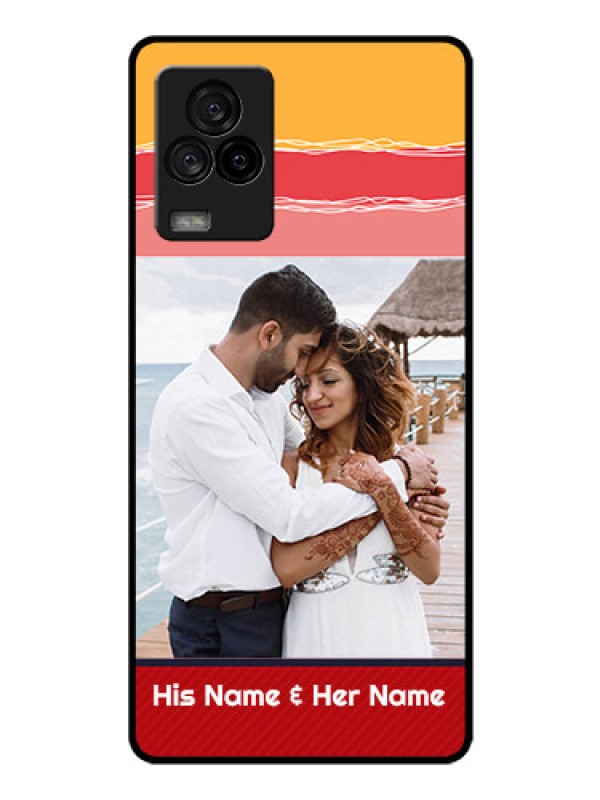 Custom iQOO 7 Legend 5G Custom Glass Mobile Case - Colorful Case Design