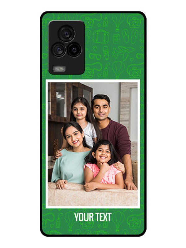 Custom iQOO 7 Legend 5G Personalized Glass Phone Case - Picture Upload Design