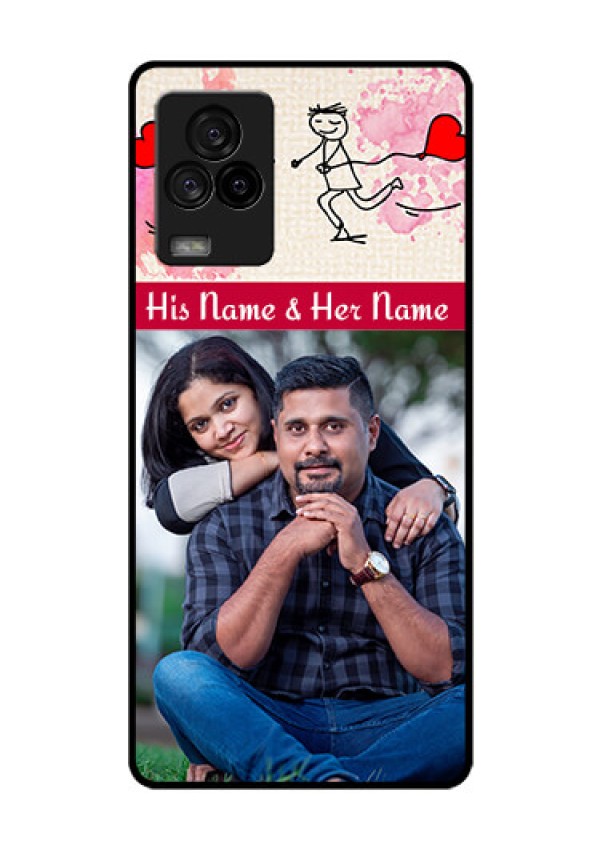 iQOO 7 Legend 5G Photo Printing on Glass Case - You and Me Case Design