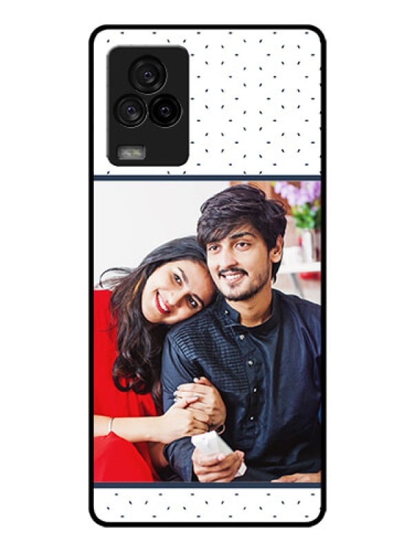 Custom iQOO 7 Legend 5G Personalized Glass Phone Case - Premium Dot Design
