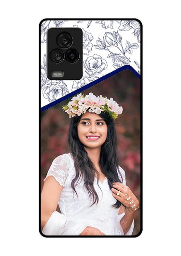 iQOO 7 Legend 5G Personalized Glass Phone Case - Premium Floral Design