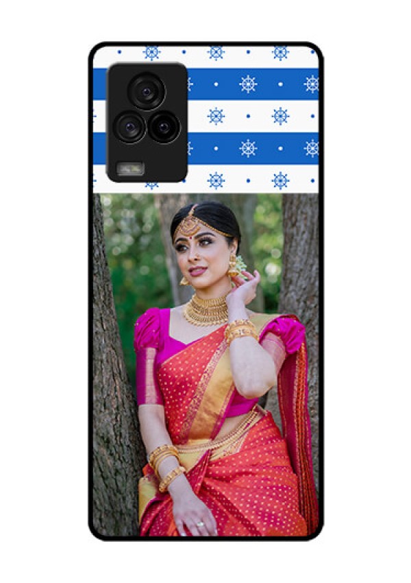 iQOO 7 Legend 5G Photo Printing on Glass Case - Snow Pattern Design