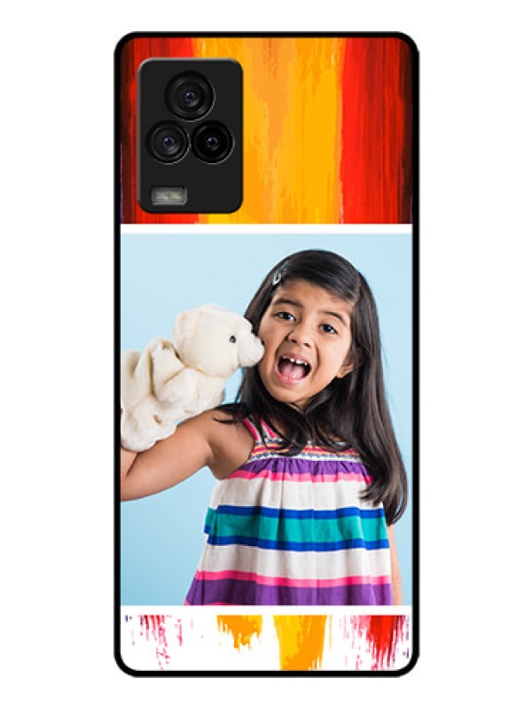 Custom iQOO 7 Legend 5G Personalized Glass Phone Case - Multi Color Design