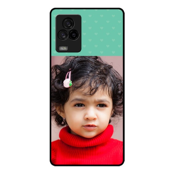 iQOO 7 Legend 5G Custom Glass Phone Case - Lovers Picture Design