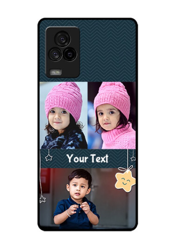 iQOO 7 Legend 5G Custom Glass Mobile Case - Hanging Stars Design