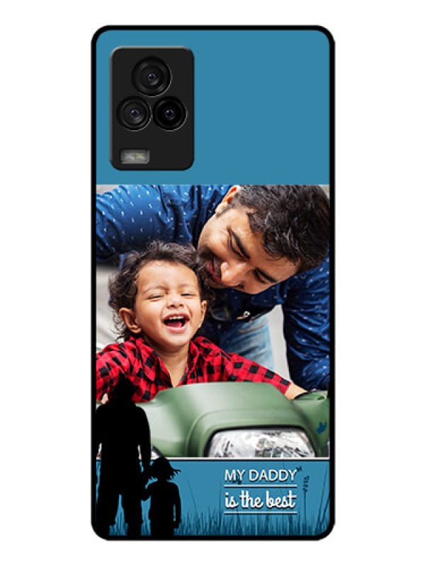Custom iQOO 7 Legend 5G Custom Glass Mobile Case - Best dad design 
