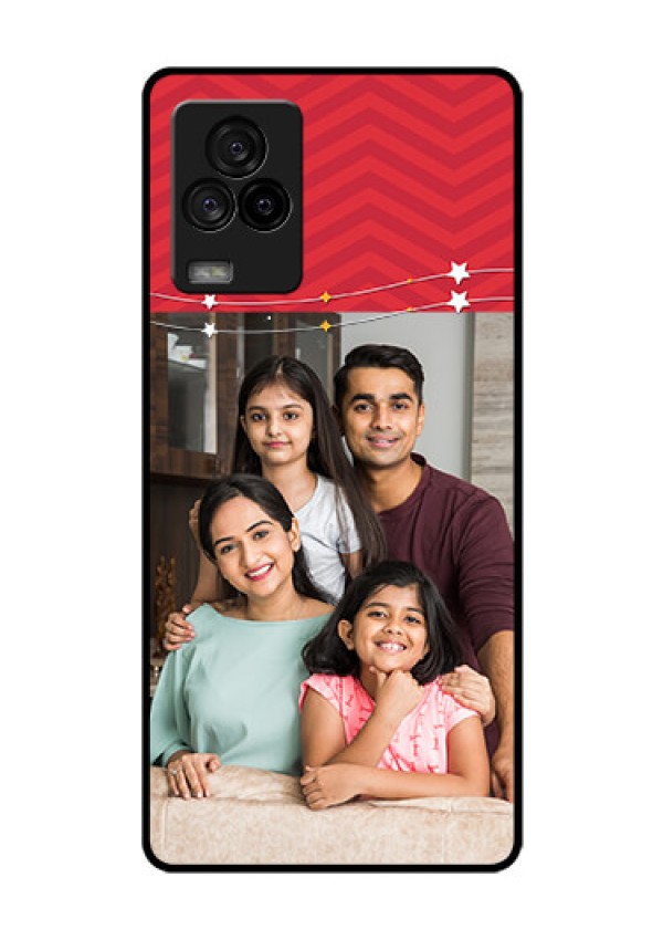 iQOO 7 Legend 5G Personalized Glass Phone Case - Happy Family Design