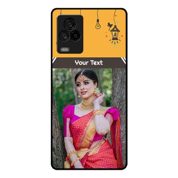 iQOO 7 Legend 5G Custom Glass Mobile Case - with Family Picture and Icons iQOO 7 Legend 5G Custom Glass Mobile Case - with Family Picture and Icons