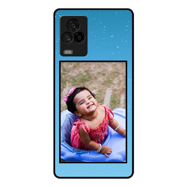 iQOO 7 Legend 5G Custom Glass Mobile Case - Wave Pattern Colorful Design