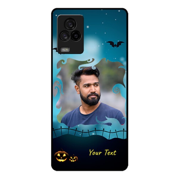 iQOO 7 Legend 5G Custom Glass Phone Case - Halloween frame design