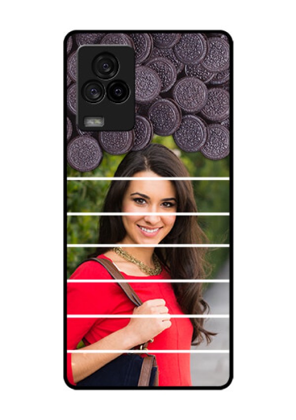 iQOO 7 Legend 5G Custom Glass Phone Case - with Oreo Biscuit Design