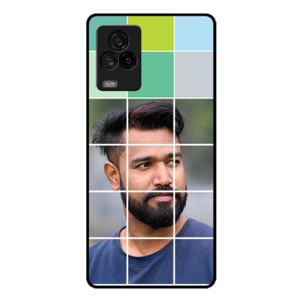 iQOO 7 Legend 5G Photo Printing on Glass Case - with white box pattern iQOO 7 Legend 5G Photo Printing on Glass Case - with white box pattern
