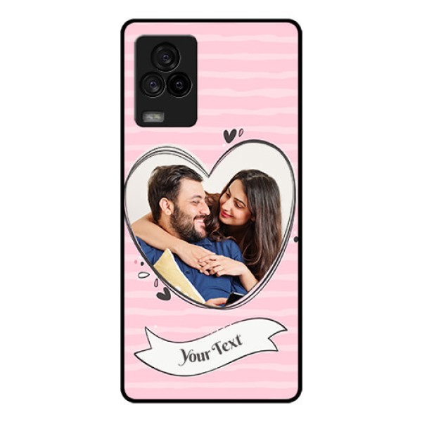 iQOO 7 Legend 5G Custom Glass Phone Case - Vintage Heart Design