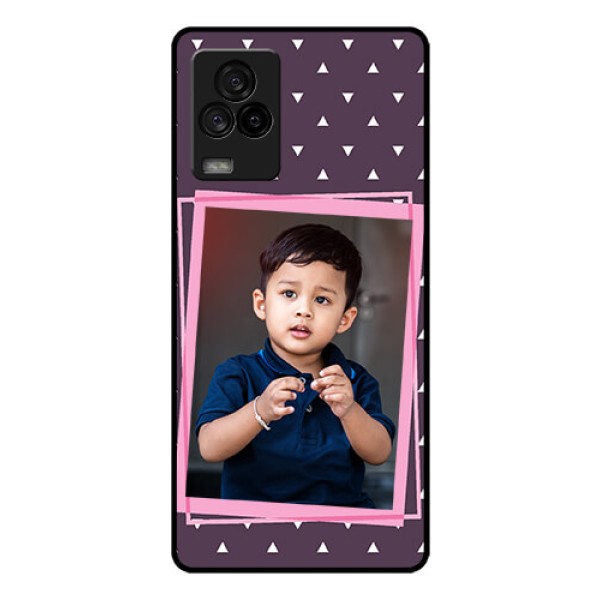 iQOO 7 Legend 5G Custom Glass Mobile Case - Triangle Pattern Dotted Design iQOO 7 Legend 5G Custom Glass Mobile Case - Triangle Pattern Dotted Design