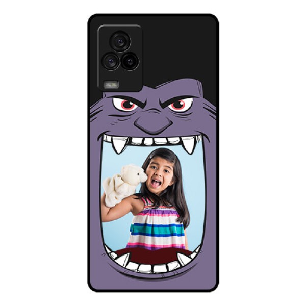 iQOO 7 Legend 5G Custom Glass Phone Case - Angry Monster Design