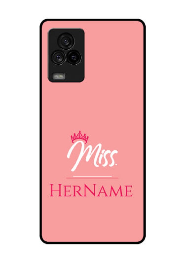iQOO 7 Legend 5G Custom Glass Phone Case Mrs with Name