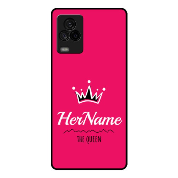 iQOO 7 Legend 5G Glass Phone Case Queen with Name iQOO 7 Legend 5G Glass Phone Case Queen with Name