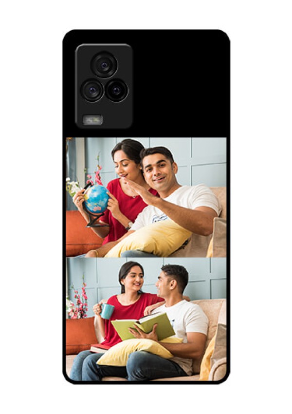 iQOO 7 Legend 5G 2 Images on Glass Phone Cover