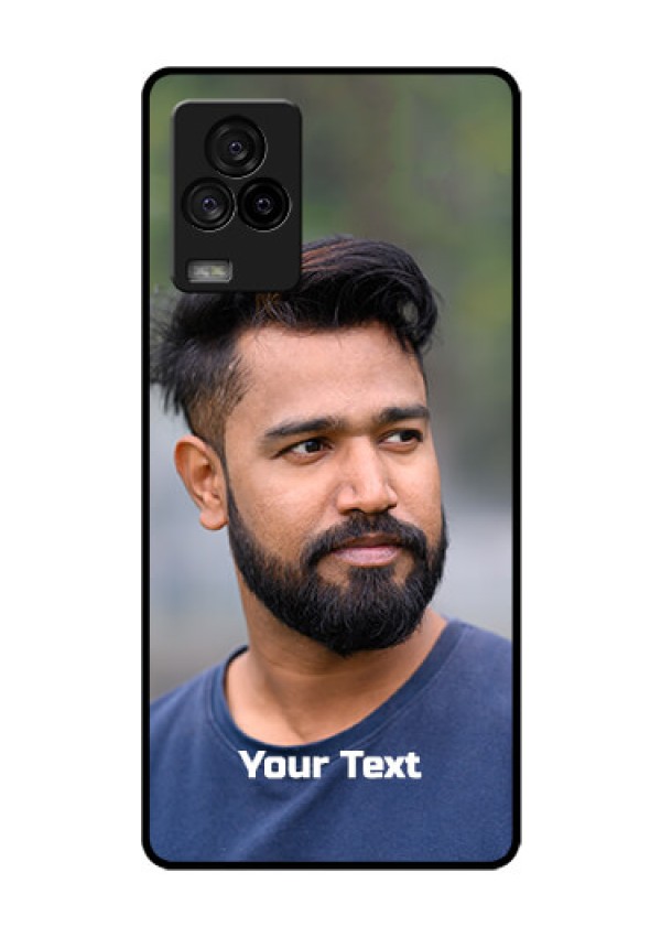 iQOO 7 Legend 5G Glass Mobile Cover: Photo with Text