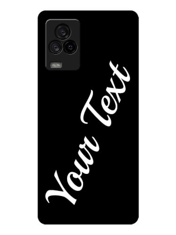 Custom iQOO 7 Legend 5G Custom Glass Mobile Cover with Your Name
