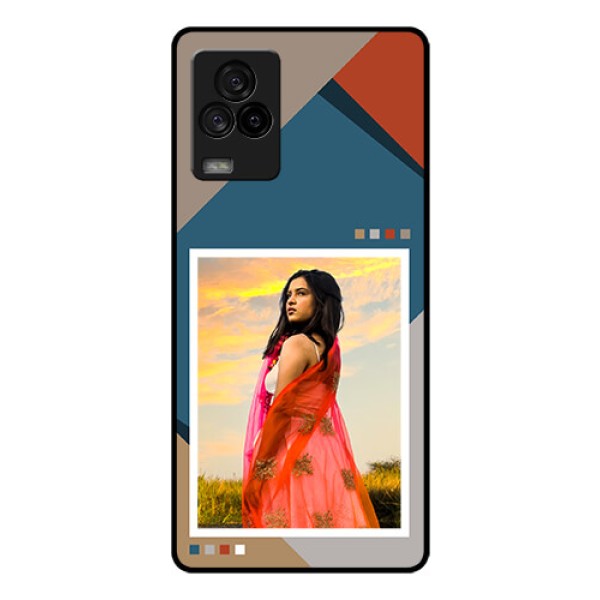 iQOO 7 Legend 5G Personalized Glass Phone Case - Retro color pallet Design iQOO 7 Legend 5G Personalized Glass Phone Case - Retro color pallet Design