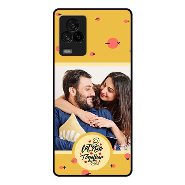 iQOO 7 Legend 5G Photo Printing on Glass Case - Lets be Together Design