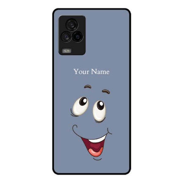 iQOO 7 Legend 5G Photo Printing on Glass Case - Laughing Cartoon Face Design iQOO 7 Legend 5G Photo Printing on Glass Case - Laughing Cartoon Face Design