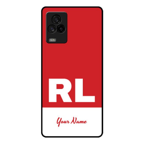 iQOO 7 Legend 5G Personalized Glass Phone Case - dual tone custom text Design iQOO 7 Legend 5G Personalized Glass Phone Case - dual tone custom text Design