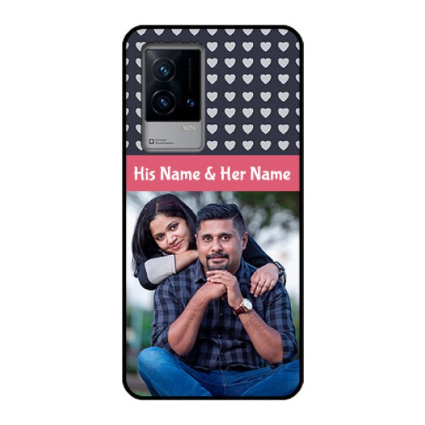 iQOO 9 5G Custom Glass Mobile Case - Love Symbols Design