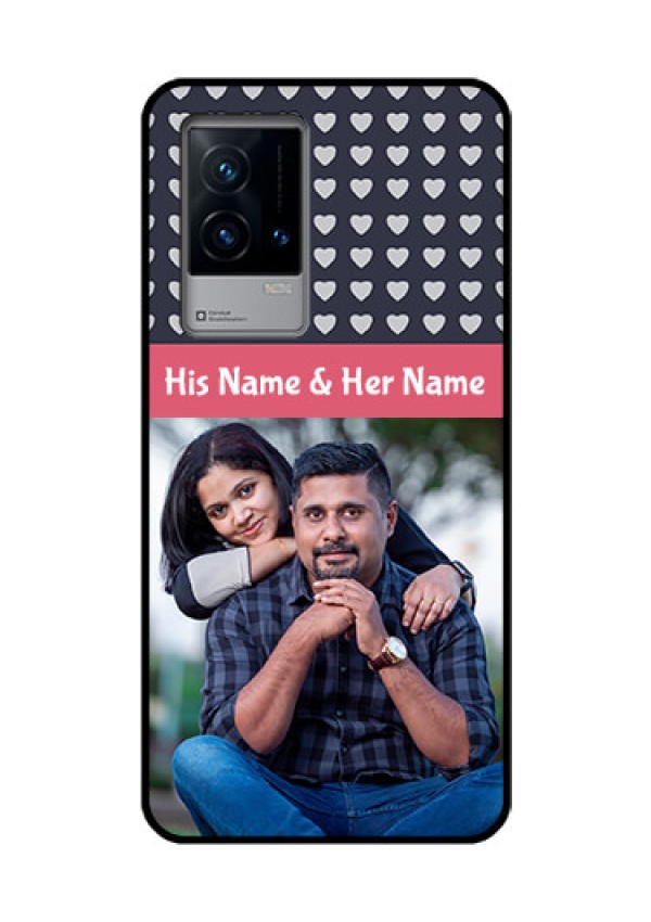 iQOO 9 5G Custom Glass Mobile Case - Love Symbols Design