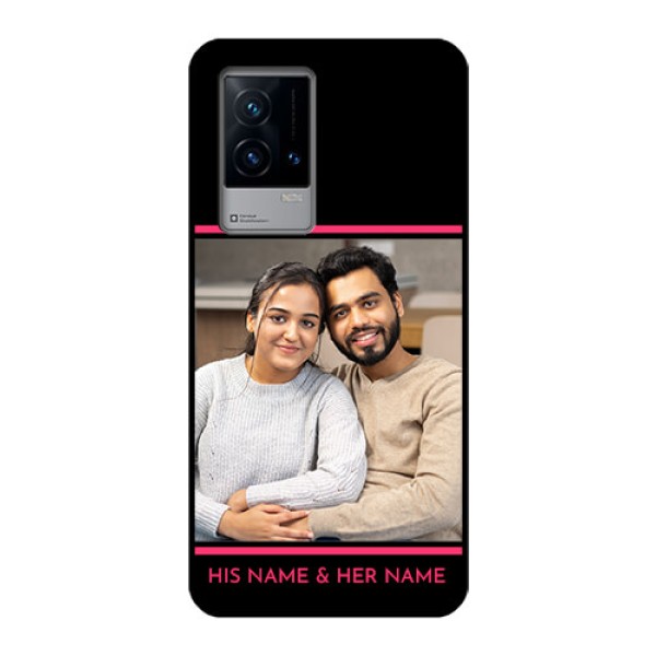 iQOO 9 5G Custom Glass Mobile Case - with Add Text Design