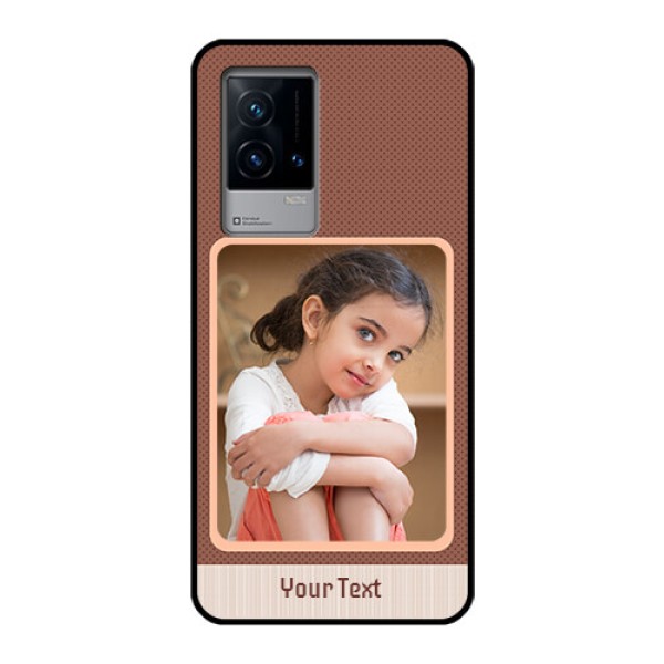 iQOO 9 5G Custom Glass Phone Case - Simple Pic Upload Design