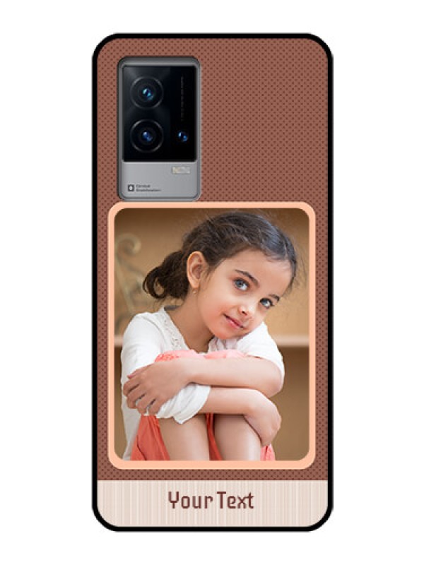 Custom iQOO 9 5G Custom Glass Phone Case - Simple Pic Upload Design