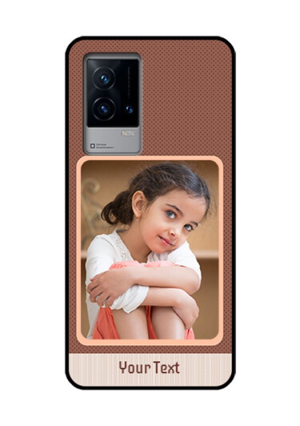 iQOO 9 5G Custom Glass Phone Case - Simple Pic Upload Design