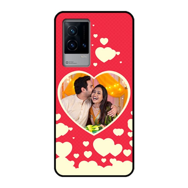 iQOO 9 5G Custom Glass Mobile Case - Love Symbols Phone Cover Design