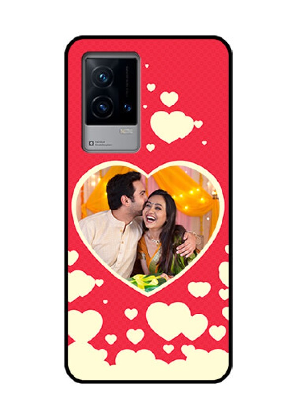 iQOO 9 5G Custom Glass Mobile Case - Love Symbols Phone Cover Design