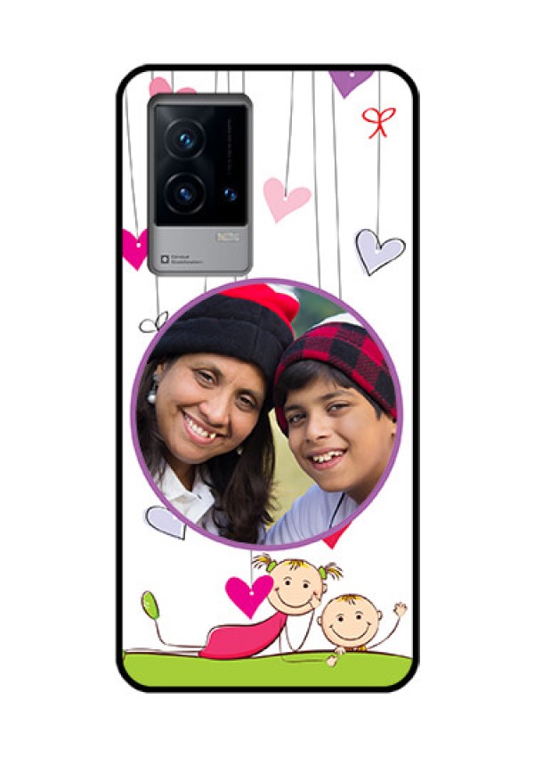 iQOO 9 5G Photo Printing on Glass Case - Cute Kids Phone Case Design
