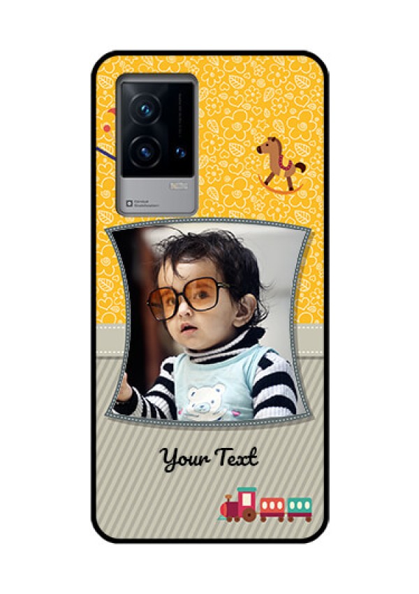 iQOO 9 5G Personalized Glass Phone Case - Baby Picture Upload Design