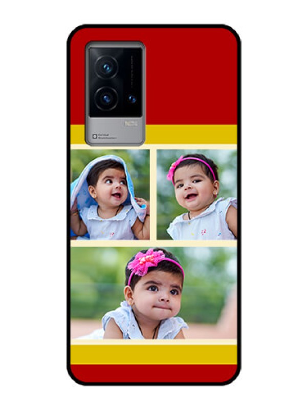 Custom iQOO 9 5G Custom Glass Mobile Case - Multiple Pic Upload Design