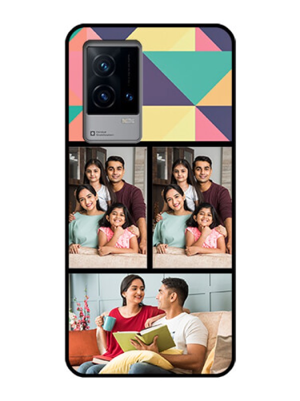 Custom iQOO 9 5G Custom Glass Phone Case - Bulk Pic Upload Design