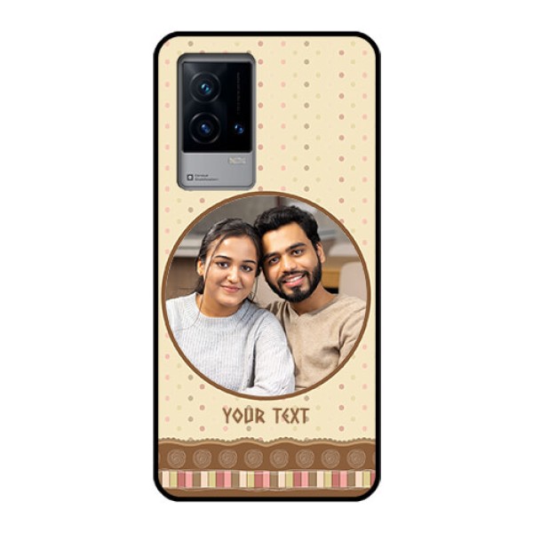 iQOO 9 5G Custom Glass Mobile Case - Brown Dotted Mobile Case Design iQOO 9 5G Custom Glass Mobile Case - Brown Dotted Mobile Case Design