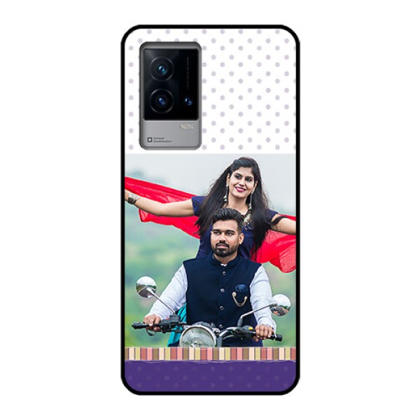 iQOO 9 5G Photo Printing on Glass Case - Cute Family Design