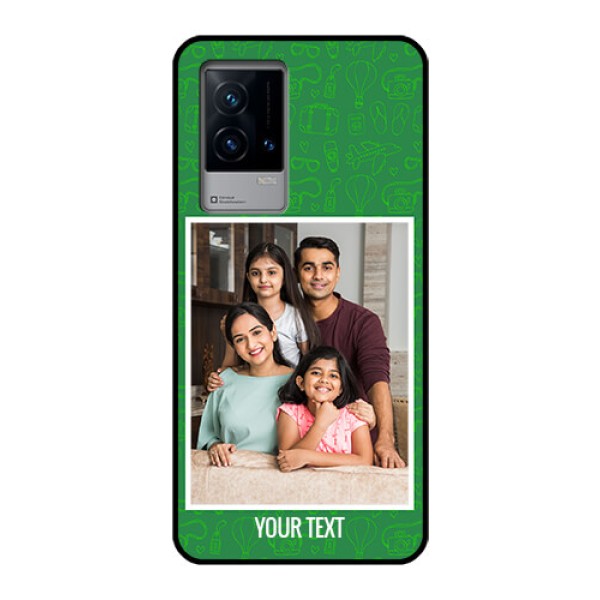 iQOO 9 5G Personalized Glass Phone Case - Picture Upload Design
