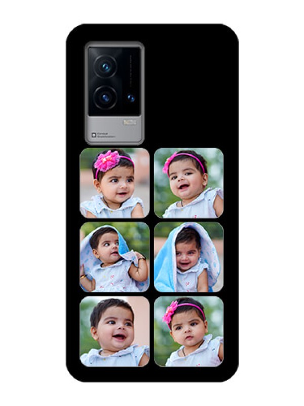 Custom iQOO 9 5G Photo Printing on Glass Case - Multiple Pictures Design