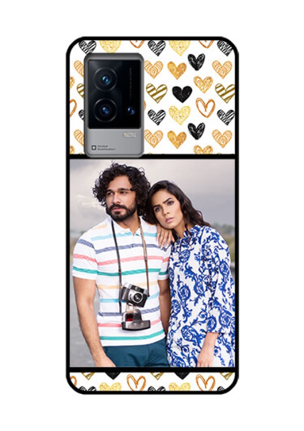 iQOO 9 5G Photo Printing on Glass Case - Love Symbol Design