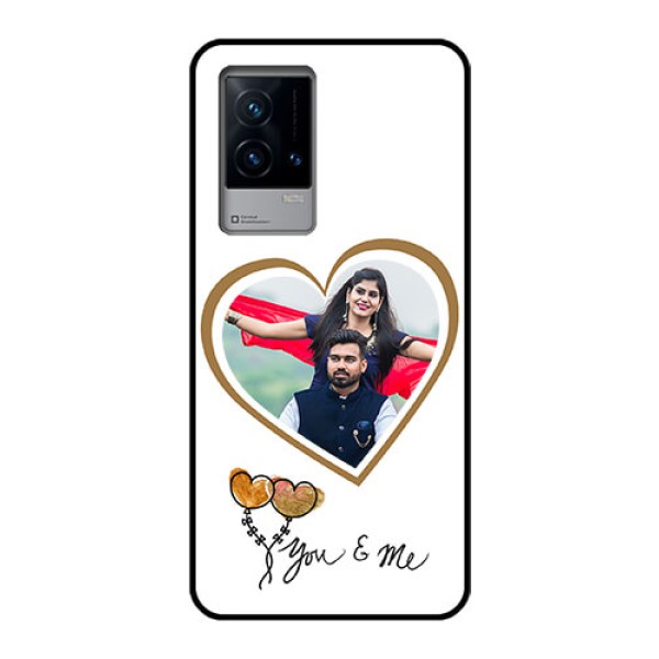 iQOO 9 5G Custom Glass Mobile Case - You & Me Design