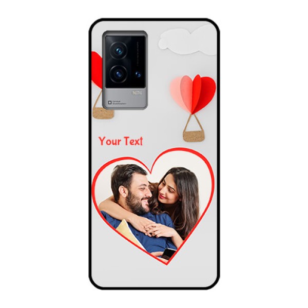 iQOO 9 5G Custom Glass Mobile Case - Parachute Love Design