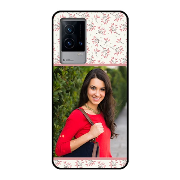 iQOO 9 5G Custom Glass Phone Case - Premium Floral Design
