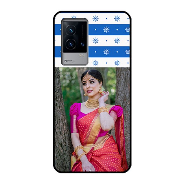 iQOO 9 5G Photo Printing on Glass Case - Snow Pattern Design